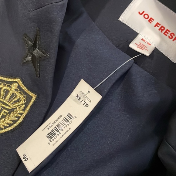 Navy Blazer with Cool Decals. Totally Cool on! - Picture 8 of 8